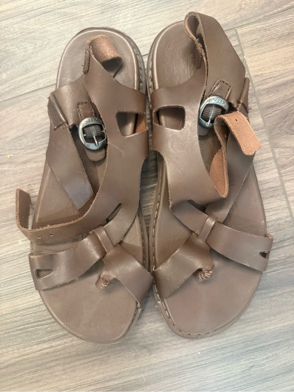 Women's Keen Brown Leather Sandals